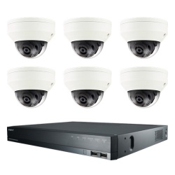 Samsung CCTV Security 6 Camera Kit for Boats, Ferries & Ships