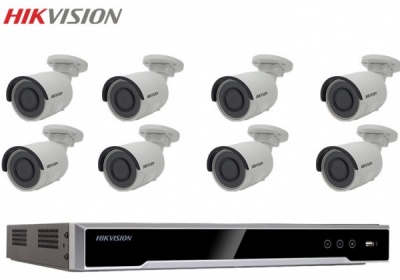 Hikvision 8 Bullet Surveillance Camera 4MP External 8CH Network Recorder 1TB Kit