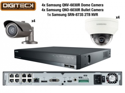 Samsung 2MP CCTV Security Package 8 Camera Full HD 1080p IP PoE + 2TB NVR Kit