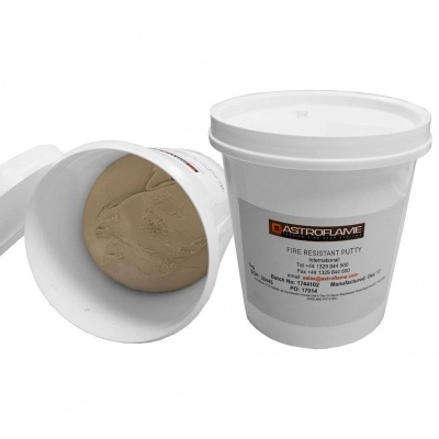 Fire Resistant Putty 1kg (1 x Tub) Highly flexible and water resistant