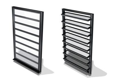Sertus Faade Louvre Blade  Residential (FLB-R)