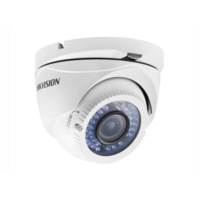 Hikvision DS-2CE55A2P(N)-VFIR3 IR Outdoor Dome CCTV Security Camera | White
