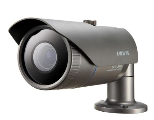 Samsung SCO-2080P 1/3" High Resolution Colour Varifocal Lens Bullet CCTV Camera 