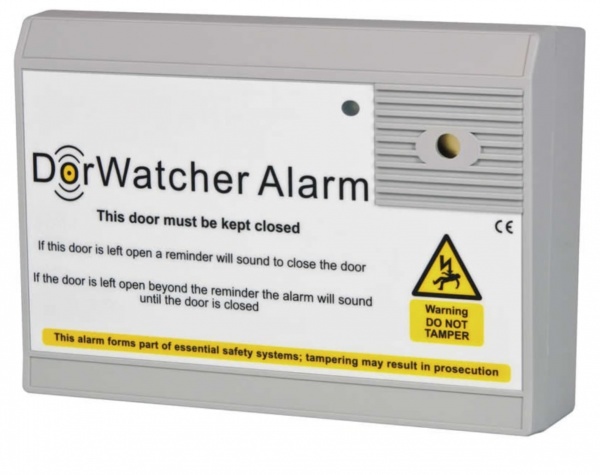 Dorwatcher 12vdc Mains Battery Powered Door Held Open Fire Alarm