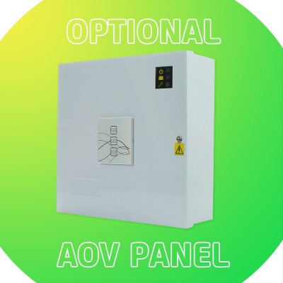 1m+ Opening Access Hatch / AOV Smoke Vent Flat Roof Dome Rooflight Window