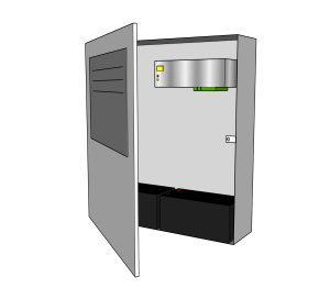 F300 AOV Smoke Ventilation Ø315mm Extractor Fan, 3 Phase w/ Control ...