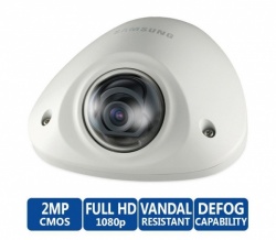 Samsung SNV-6012M External Flat 2MP HD Vandal Resistant Network IP CCTV Camera